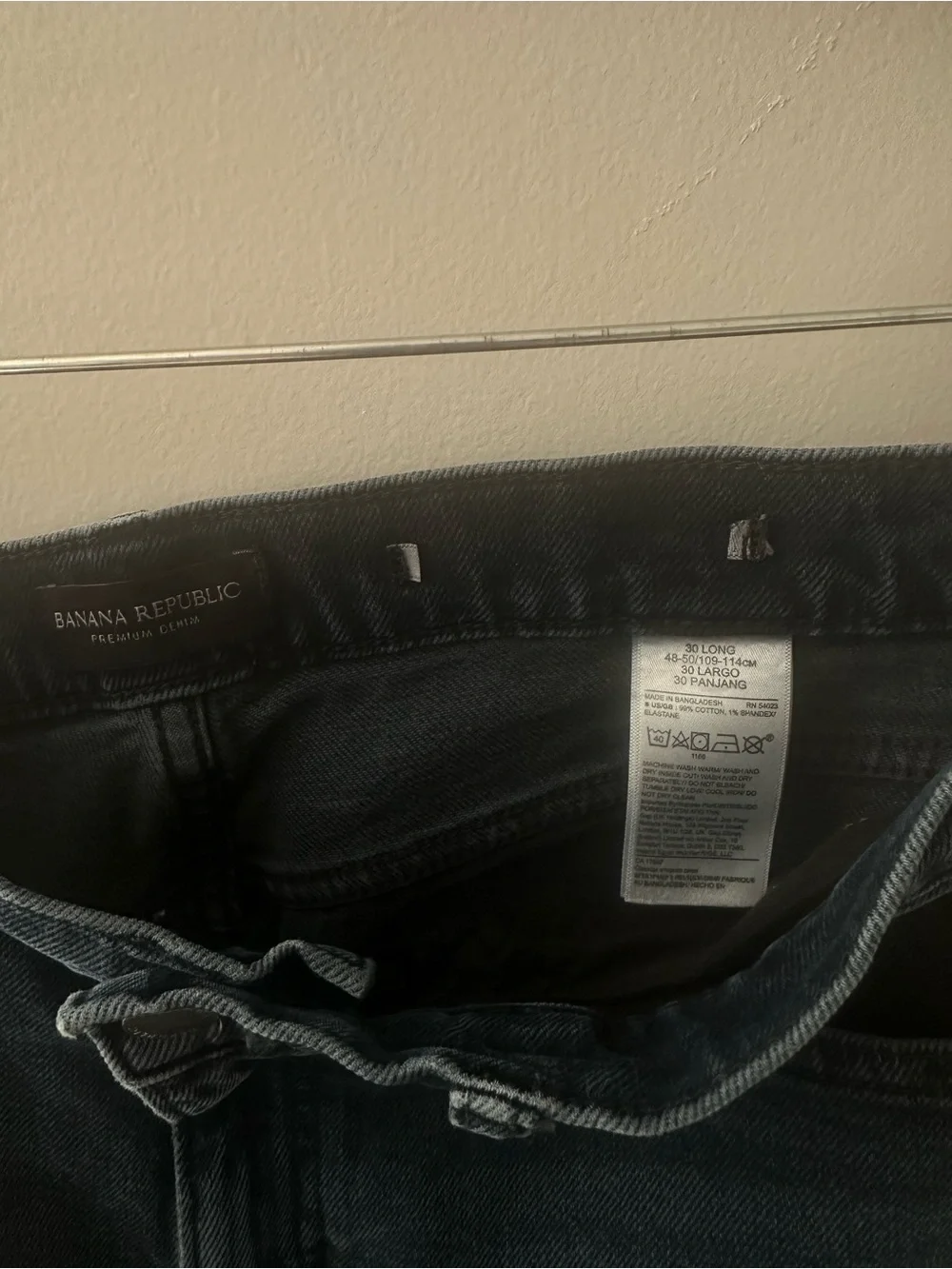 Banana Republic Men's Indigo Straight Jeans